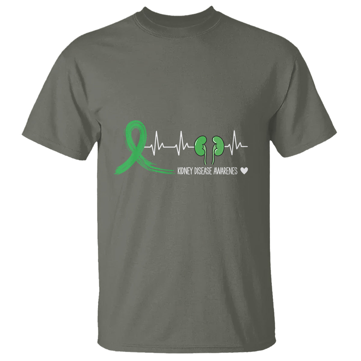 kidney-disease-awareness-month-t-shirt-heartbeat-transplant-organ-donor