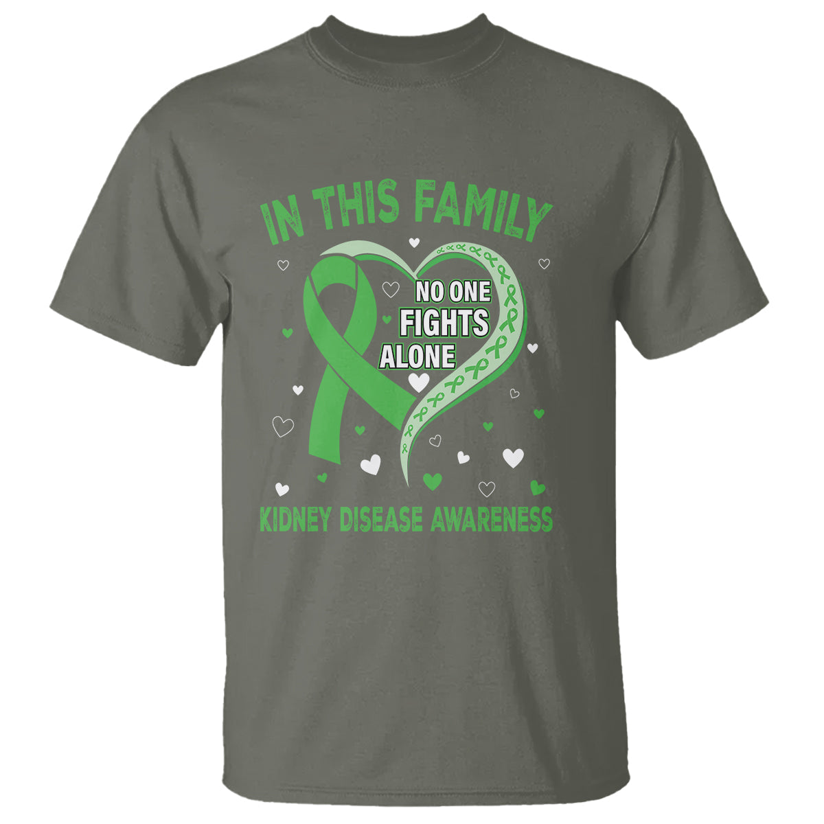 kidney-disease-awareness-month-t-shirt-no-one-fights-alone-in-this-family