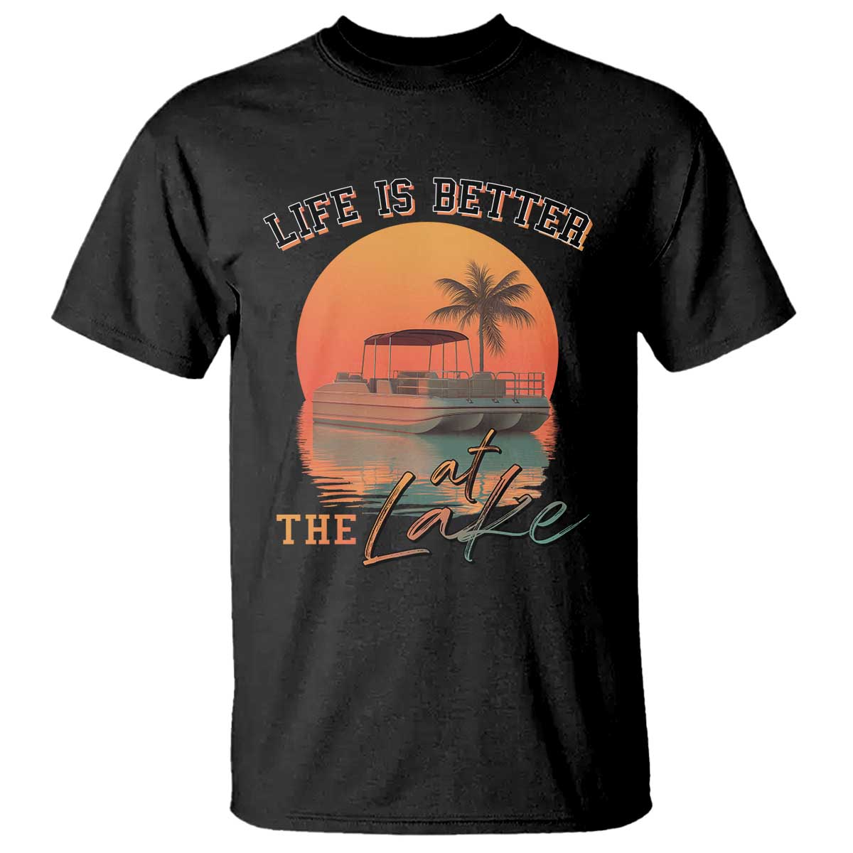 life-is-better-at-the-lake-t-shirt-pontoon-boat