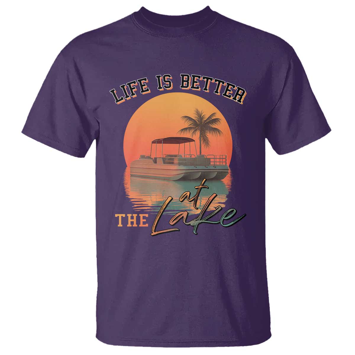 life-is-better-at-the-lake-t-shirt-pontoon-boat