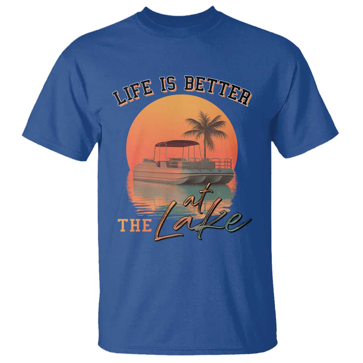 life-is-better-at-the-lake-t-shirt-pontoon-boat