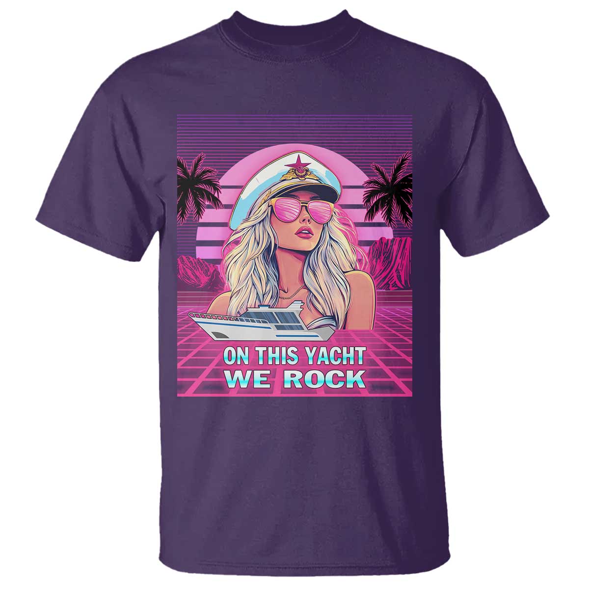 yacht-rock-party-t-shirt-on-this-yacht-we-rock-boating-lady-captain