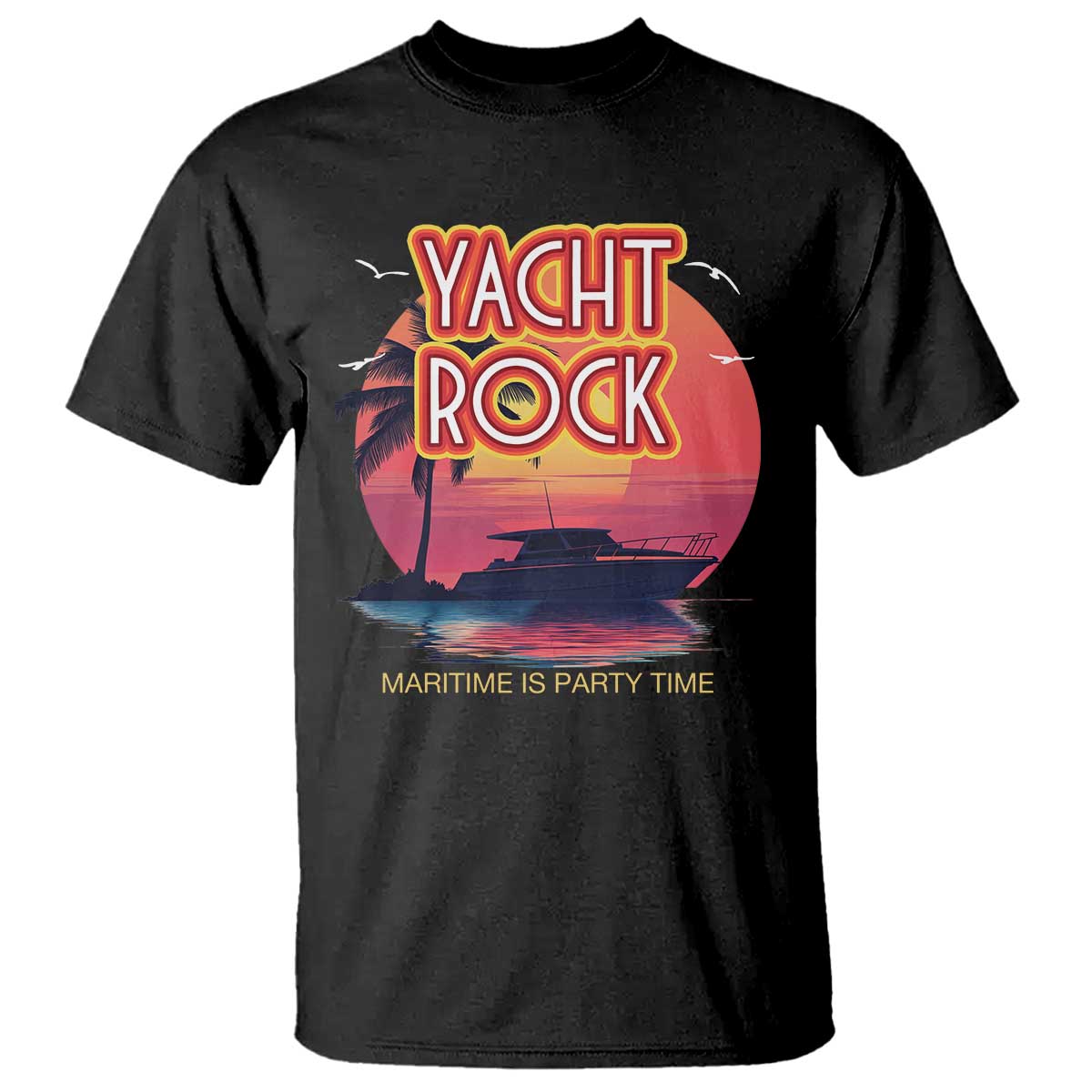 yacht-rock-party-t-shirt-boat-drinking-maritime-is-party-time
