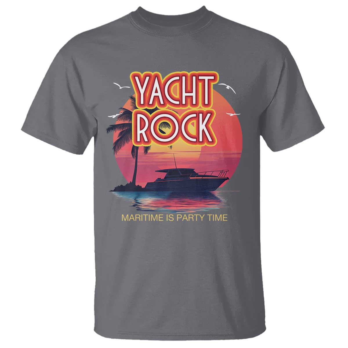 yacht-rock-party-t-shirt-boat-drinking-maritime-is-party-time