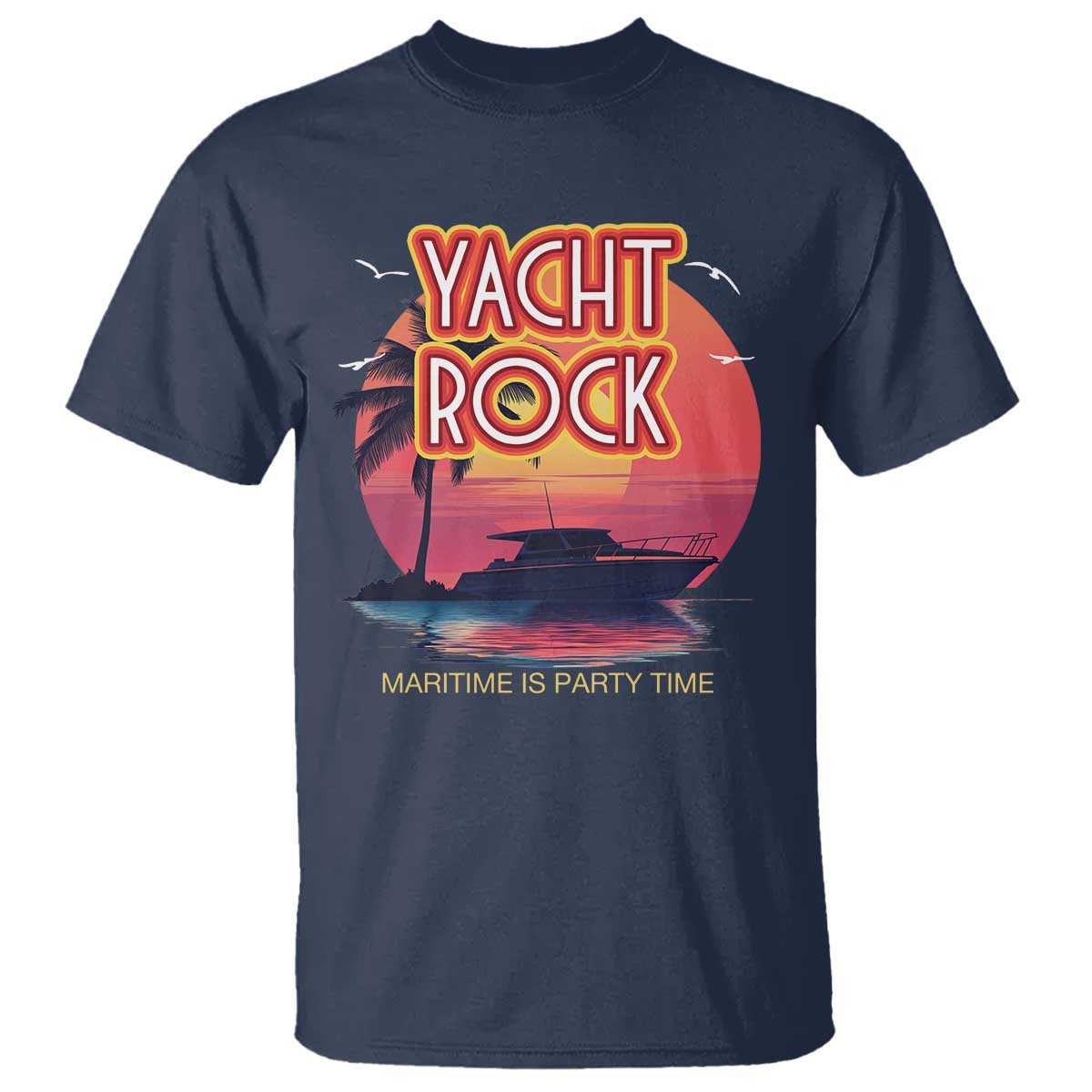 yacht-rock-party-t-shirt-boat-drinking-maritime-is-party-time
