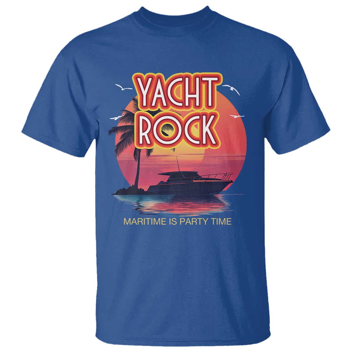 yacht-rock-party-t-shirt-boat-drinking-maritime-is-party-time