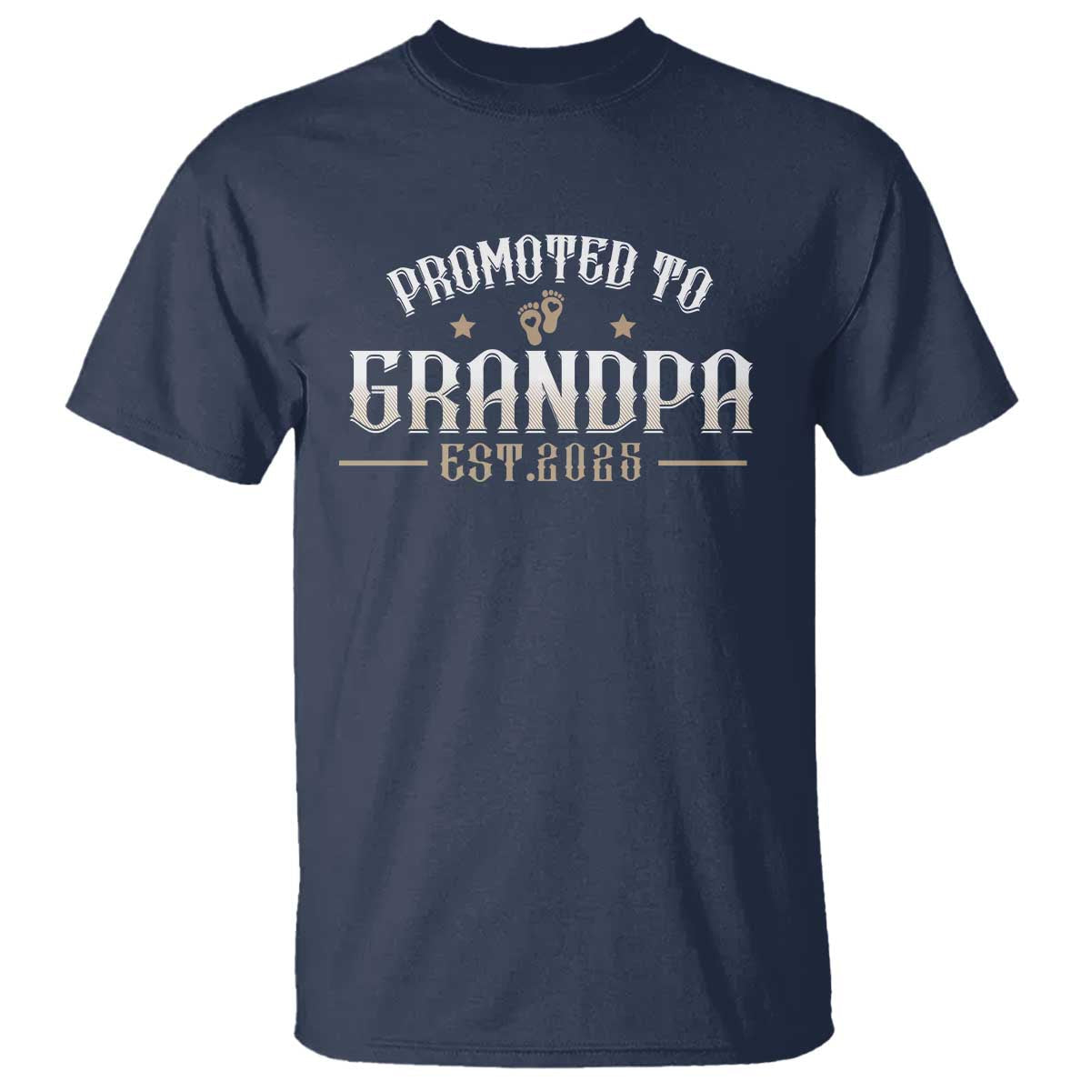 retro-promoted-to-grandpa-est-2025-t-shirt