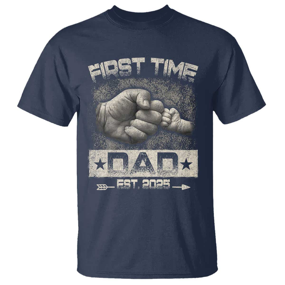 first-time-dad-est-2025-t-shirt