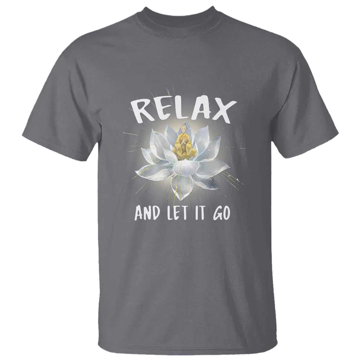 buddhism-t-shirt-relax-let-it-go-monk-zen-lotus
