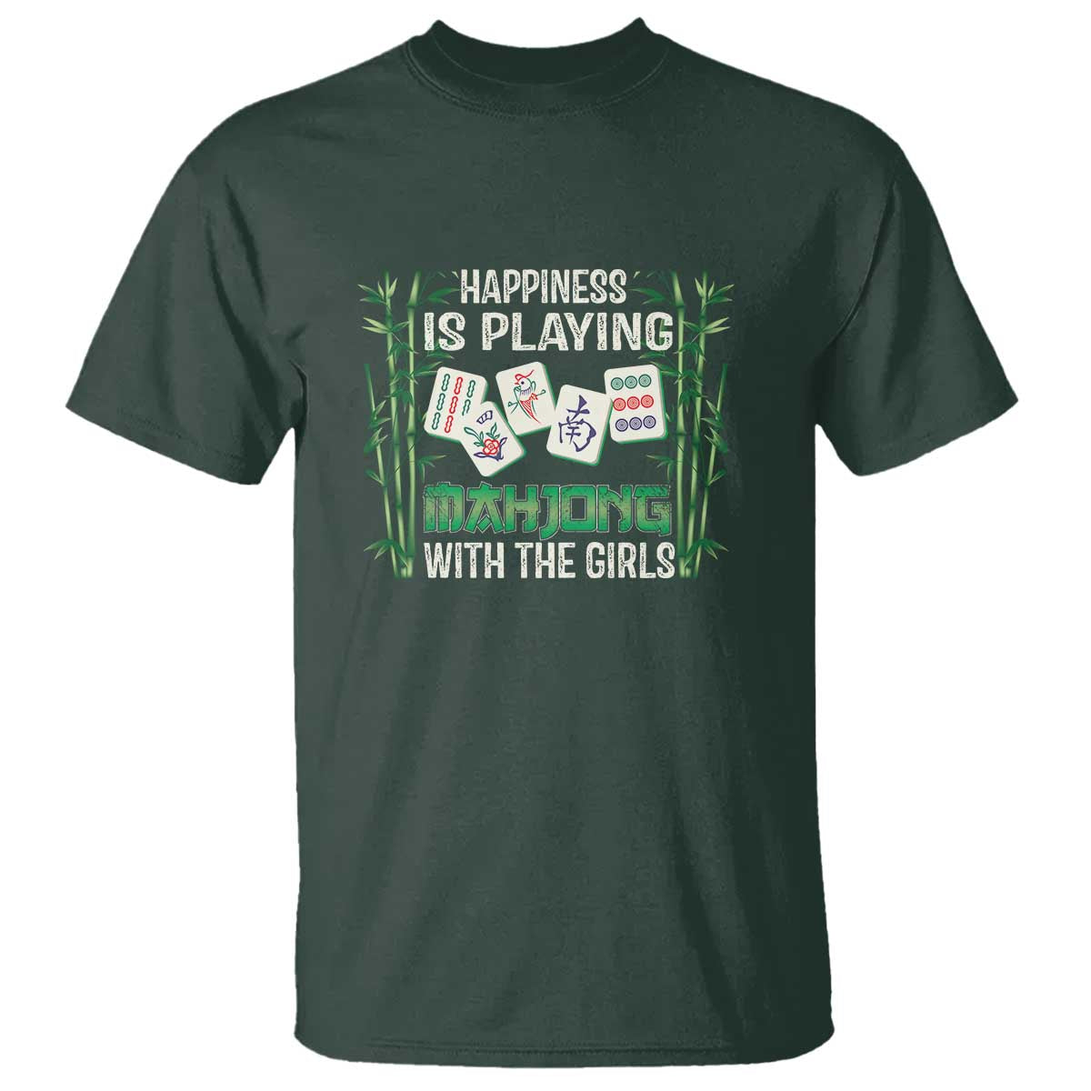 happiness-is-playing-mahjong-with-the-girls-t-shirt