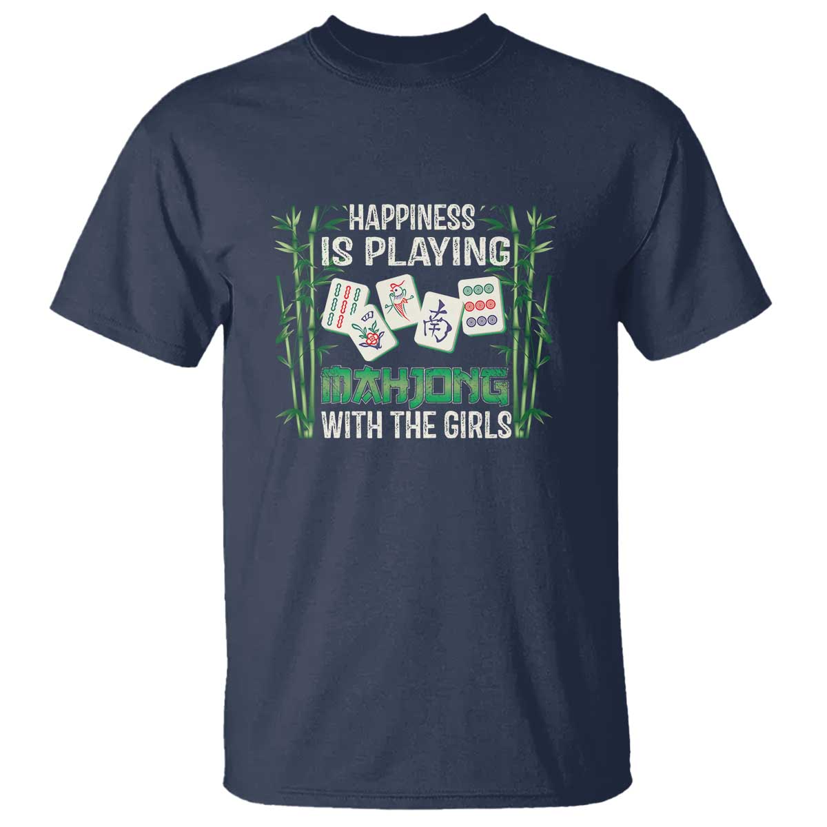 happiness-is-playing-mahjong-with-the-girls-t-shirt