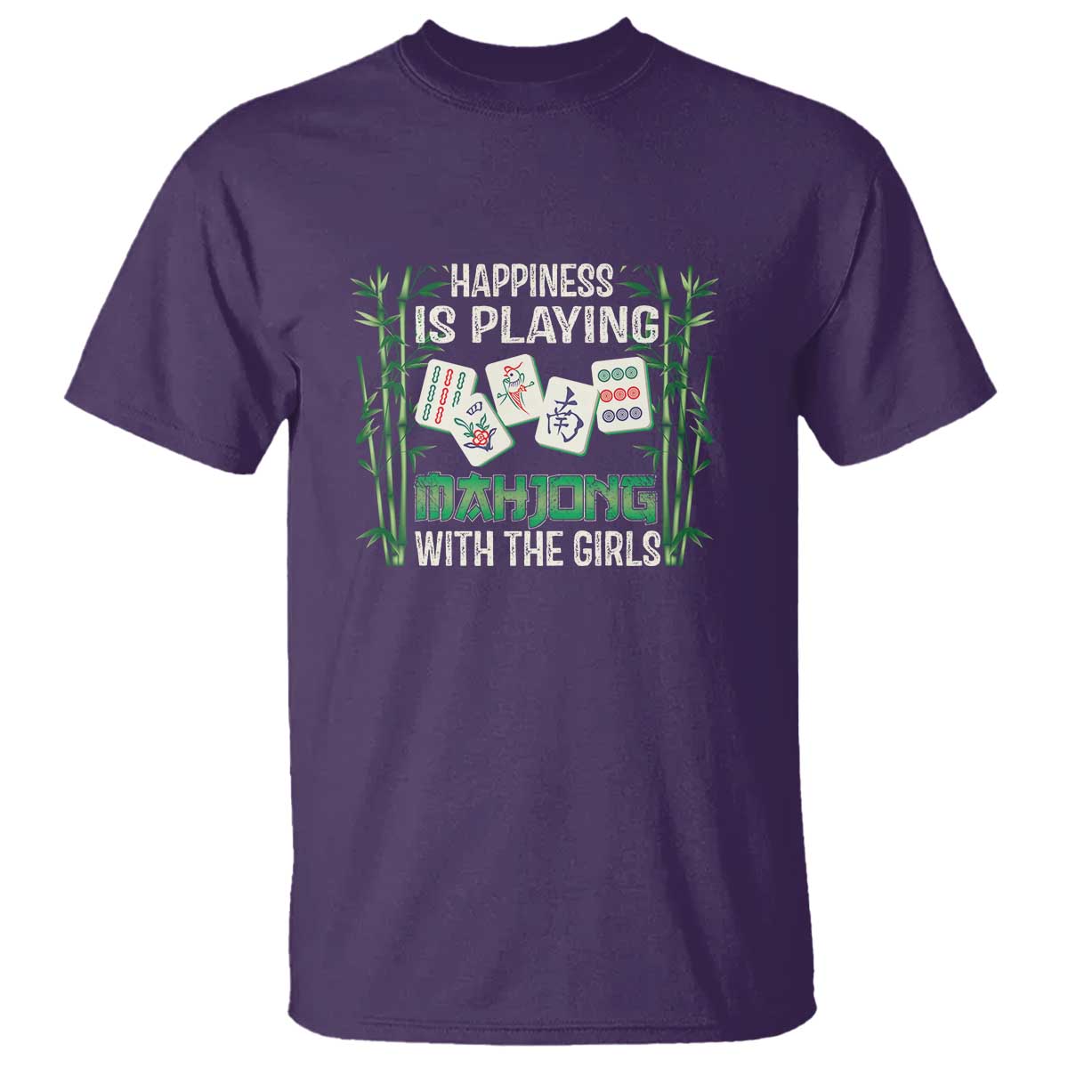 happiness-is-playing-mahjong-with-the-girls-t-shirt