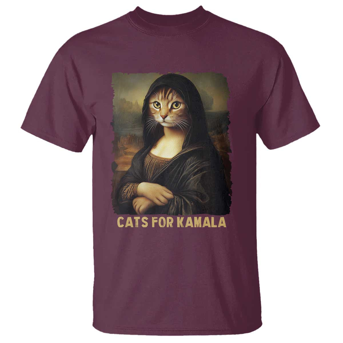 funny-harris-cat-t-shirt-cats-mona-lisa-vintage