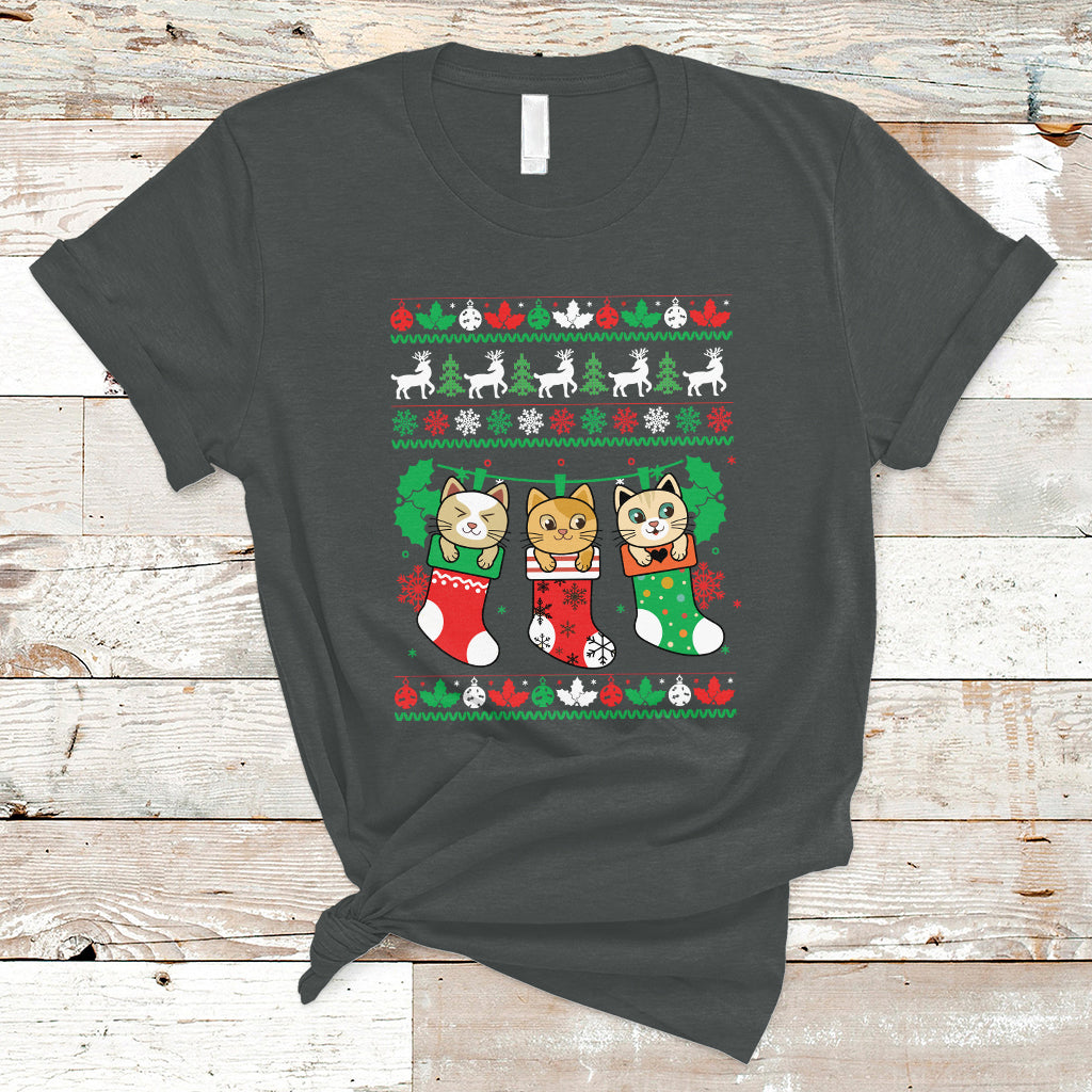 christmas-t-shirt-cute-cat-in-sock-merry-catmas