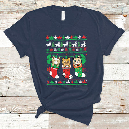 christmas-t-shirt-cute-cat-in-sock-merry-catmas