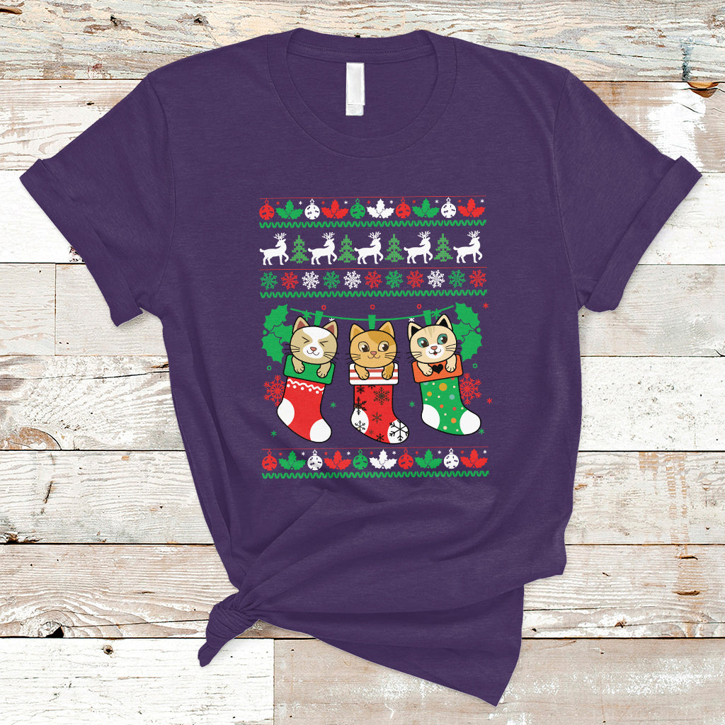 christmas-t-shirt-cute-cat-in-sock-merry-catmas