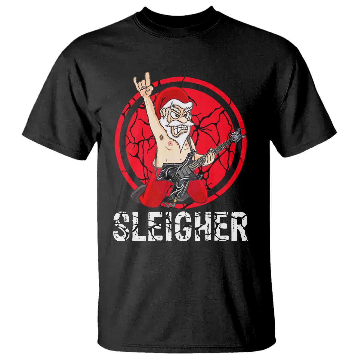 christmas-t-shirt-sleigher-santa-heavy-mental-music