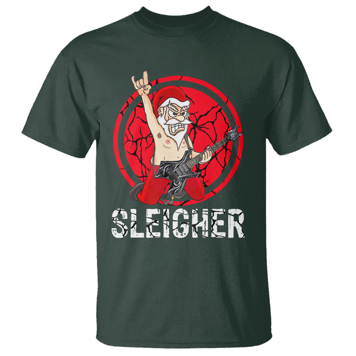 christmas-t-shirt-sleigher-santa-heavy-mental-music