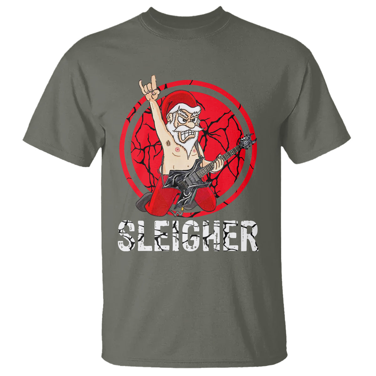 christmas-t-shirt-sleigher-santa-heavy-mental-music