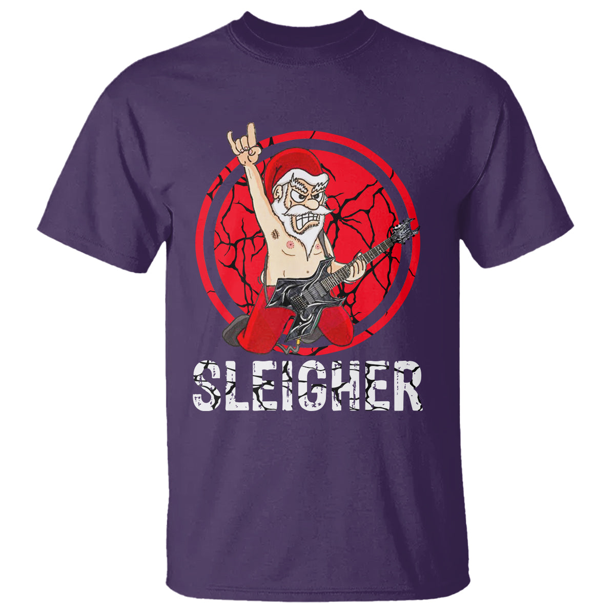 christmas-t-shirt-sleigher-santa-heavy-mental-music