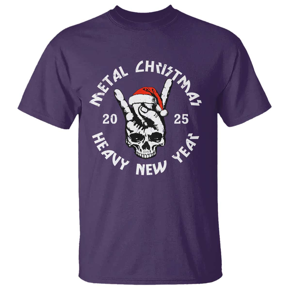 funny-heavy-metal-t-shirt-metal-christmas-heavy-new-year-rock-hand-sign