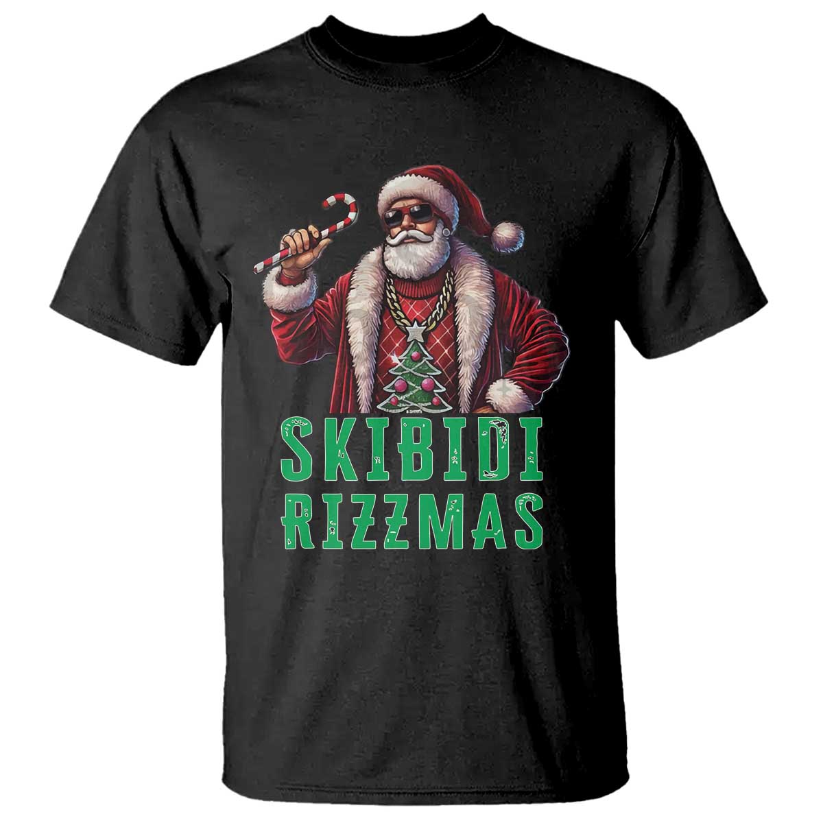 funny-xmas-t-shirt-skibidi-rizzmas-cool-santa-gangsta