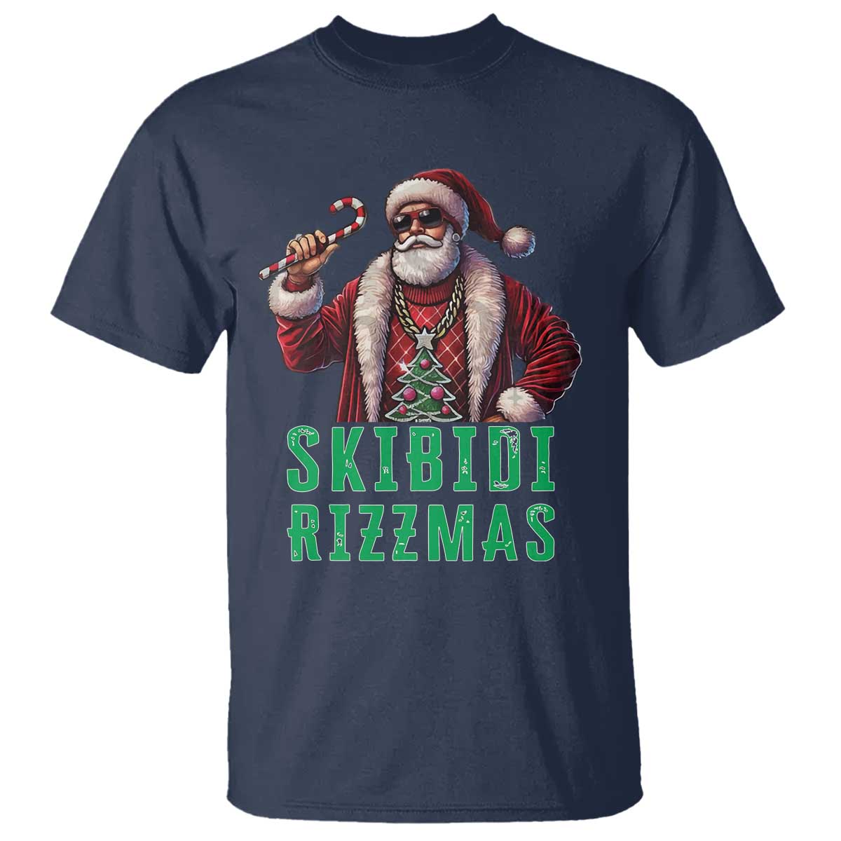 funny-xmas-t-shirt-skibidi-rizzmas-cool-santa-gangsta