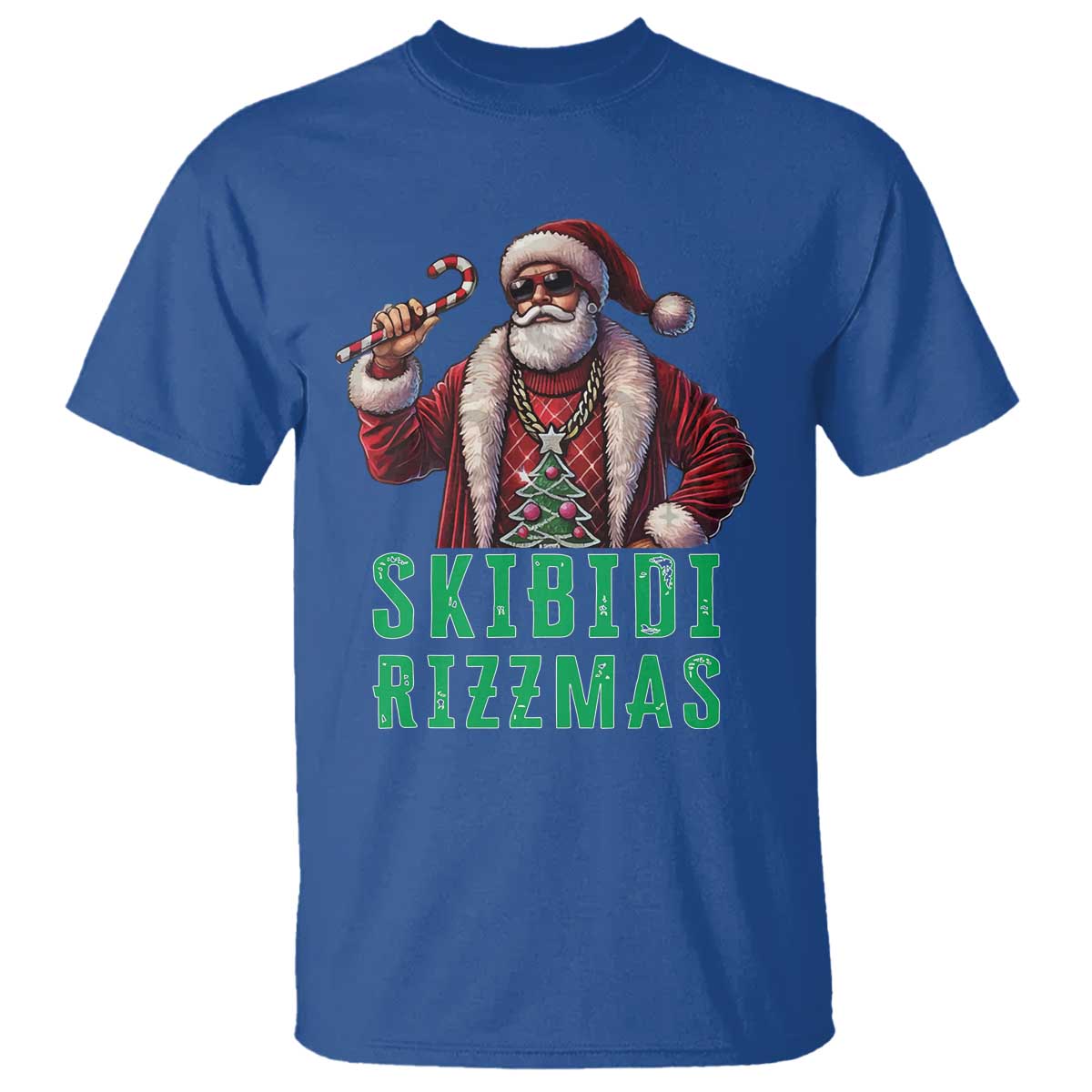 funny-xmas-t-shirt-skibidi-rizzmas-cool-santa-gangsta