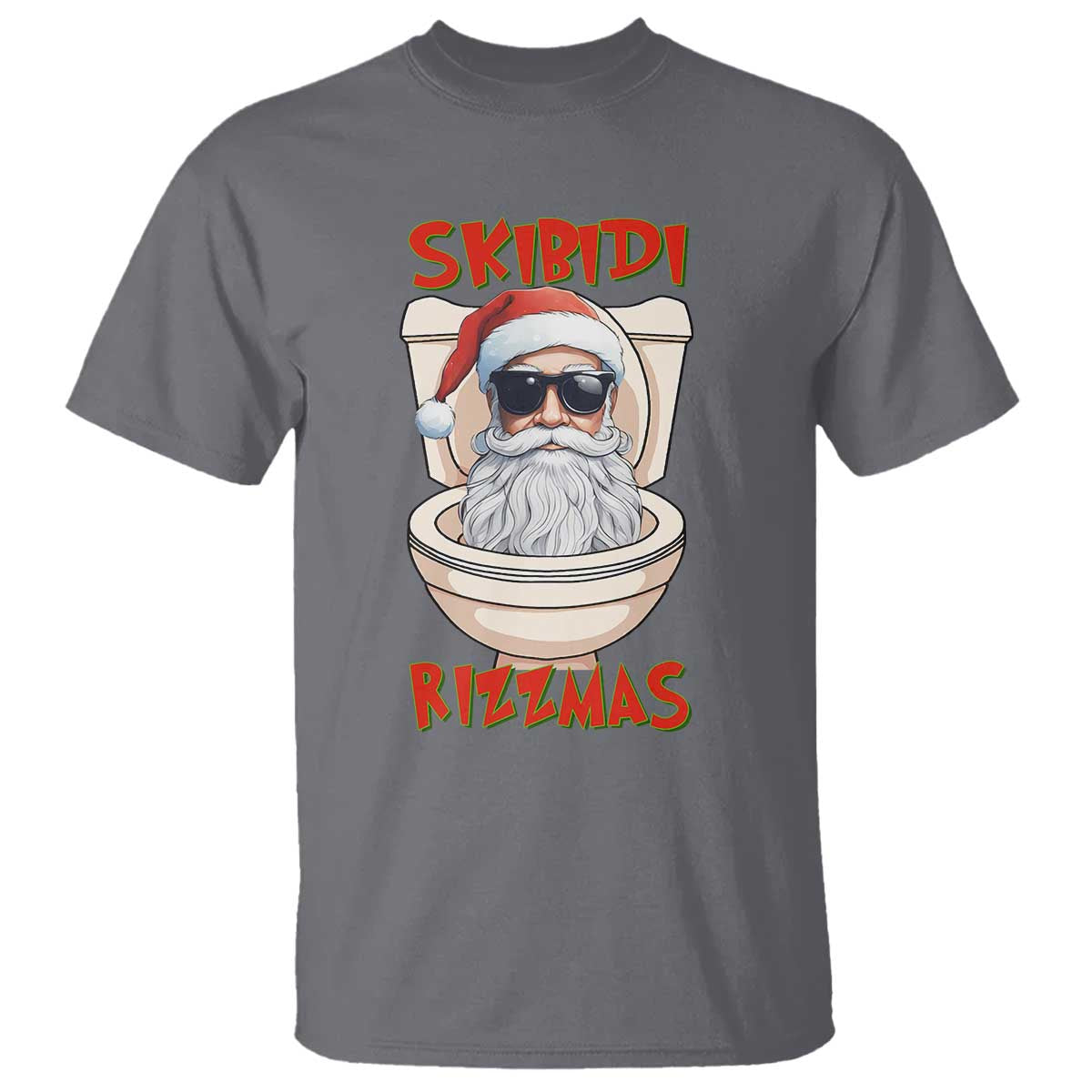 funny-skibidi-rizzmas-santa-toilet-meme-t-shirt
