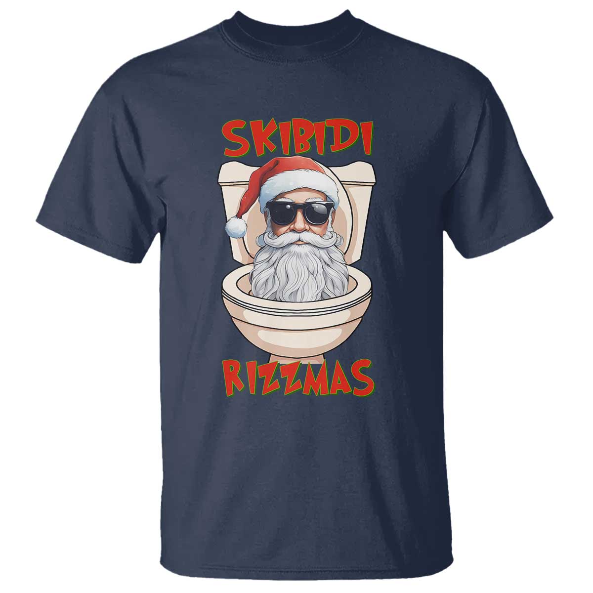 funny-skibidi-rizzmas-santa-toilet-meme-t-shirt