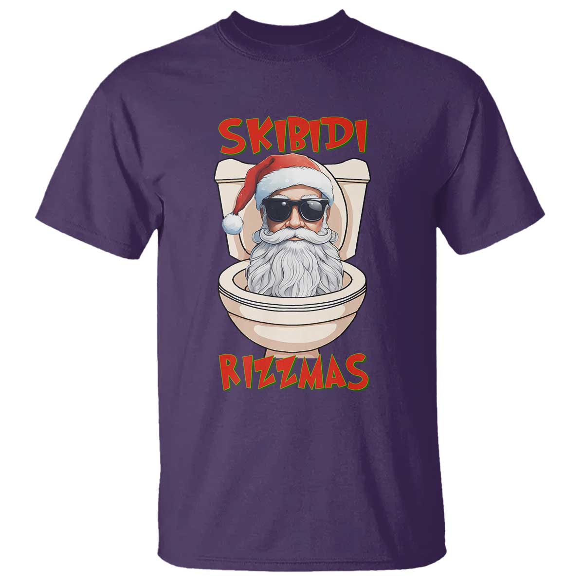 funny-skibidi-rizzmas-santa-toilet-meme-t-shirt