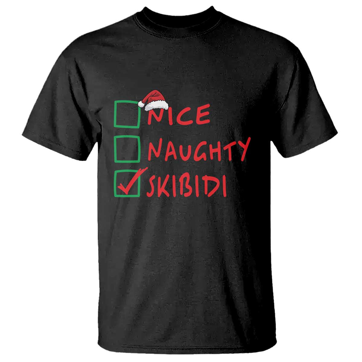 funny-xmas-t-shirt-nice-naughty-skibidi