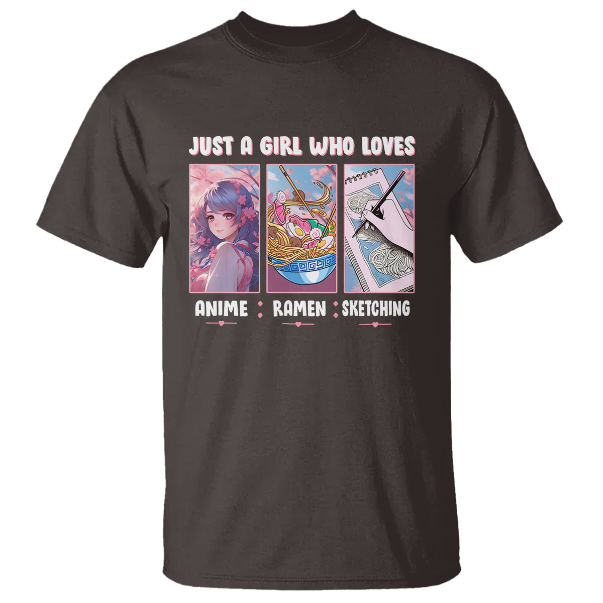 just-a-girl-who-loves-anime-ramen-and-sketching-t-shirt