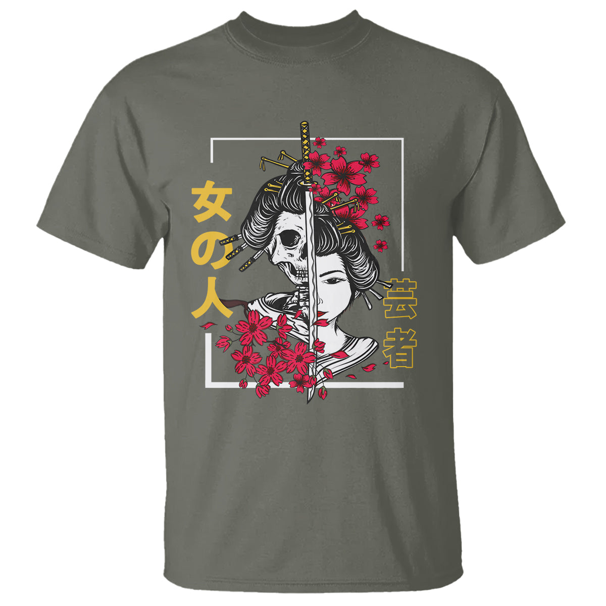 japanese-samurai-t-shirt-floral-warrior-geisha-woman-tokyo-anime