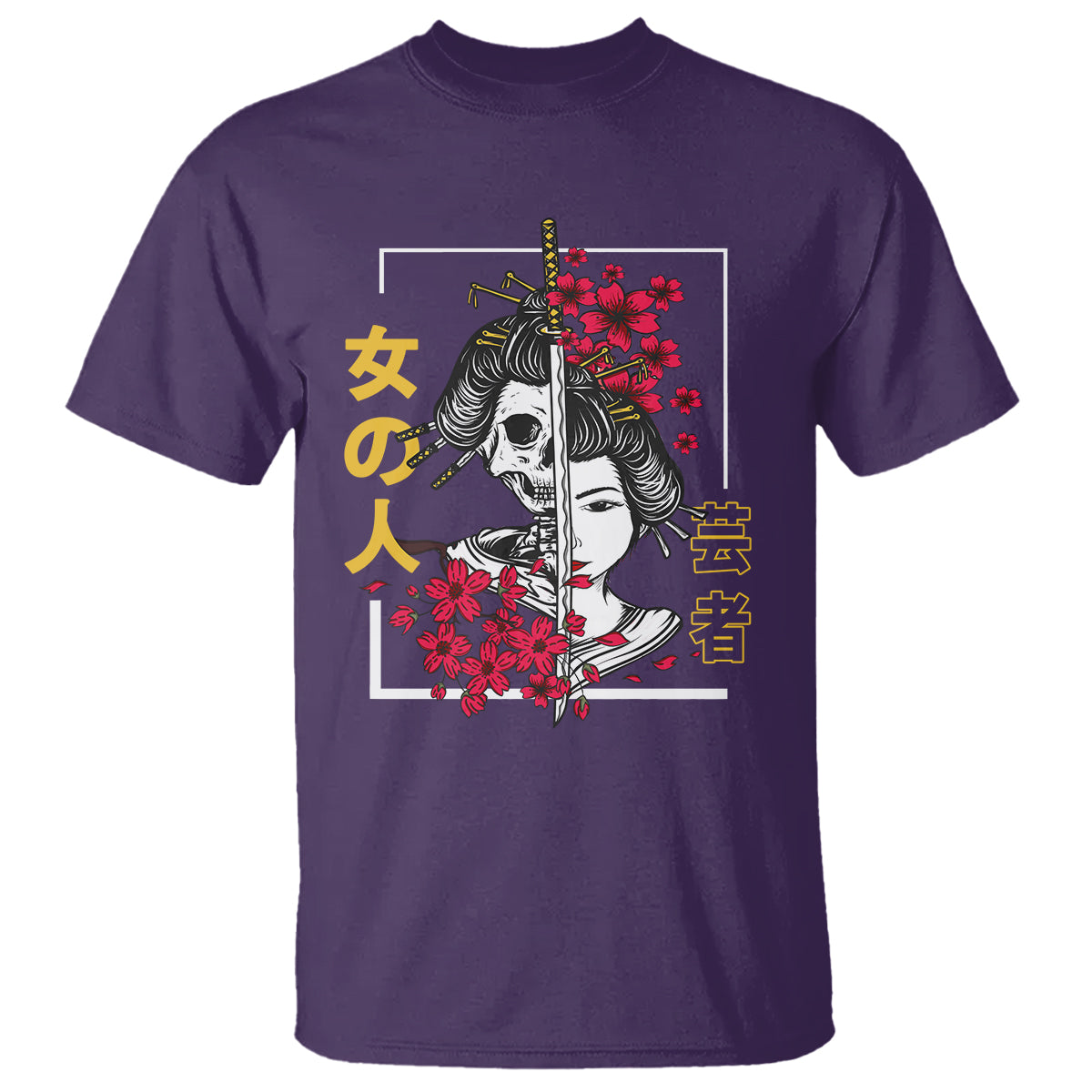 japanese-samurai-t-shirt-floral-warrior-geisha-woman-tokyo-anime