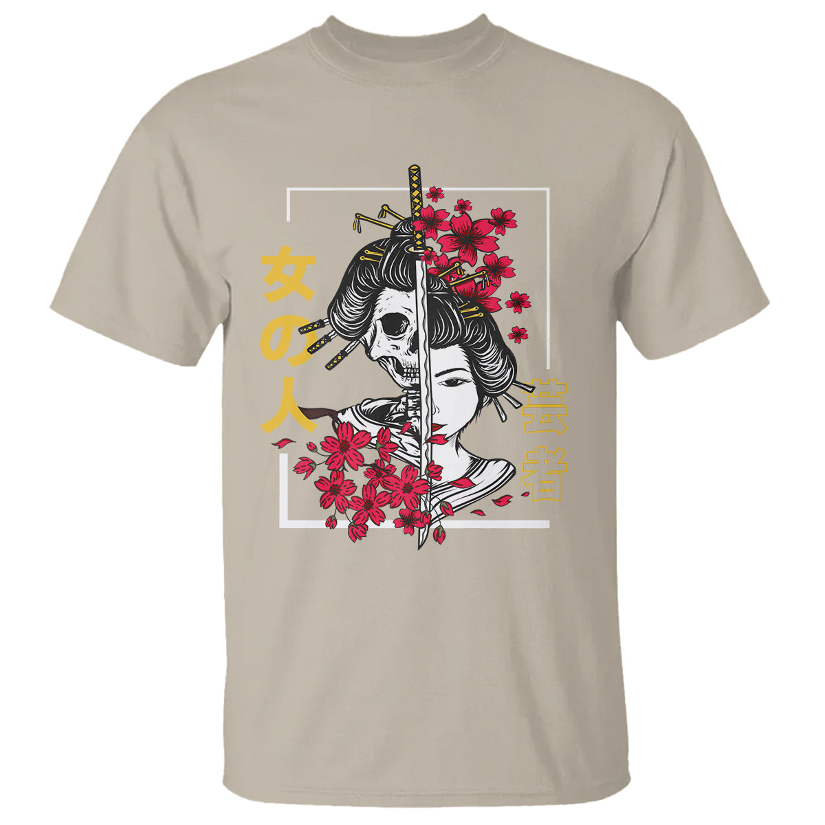 japanese-samurai-t-shirt-floral-warrior-geisha-woman-tokyo-anime