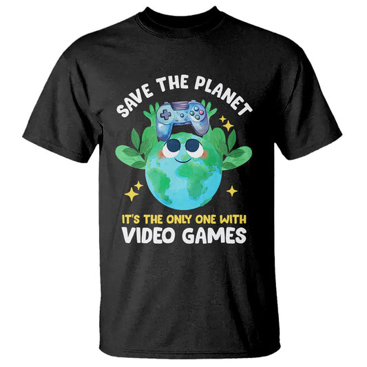 earth-day-t-shirt-save-the-planet-its-the-only-one-with-video-games-funny-gamer