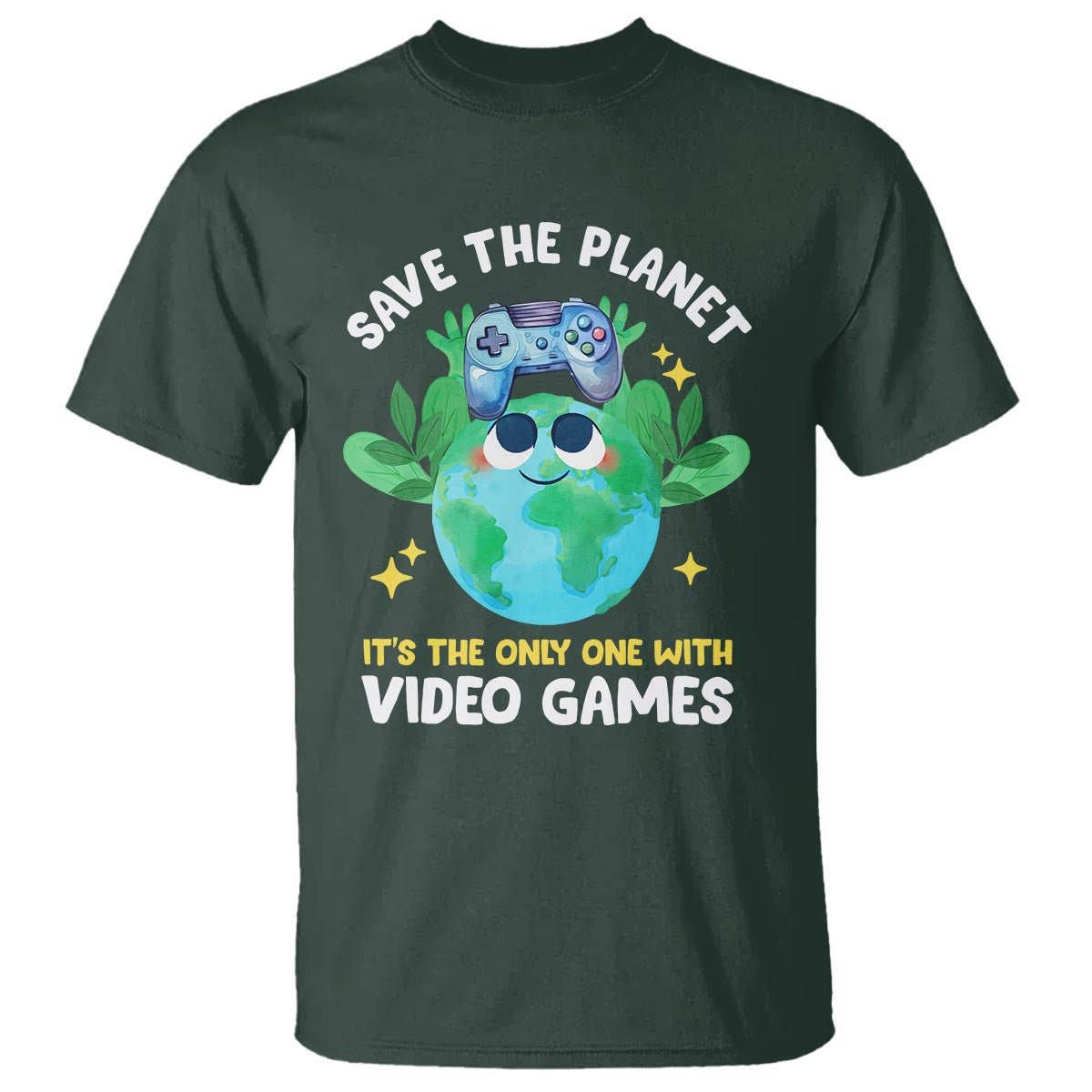 earth-day-t-shirt-save-the-planet-its-the-only-one-with-video-games-funny-gamer