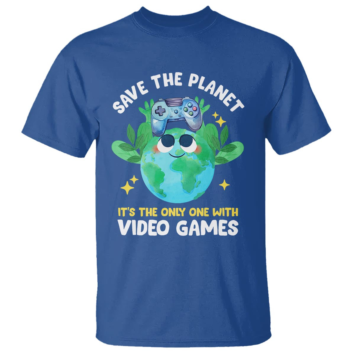 earth-day-t-shirt-save-the-planet-its-the-only-one-with-video-games-funny-gamer