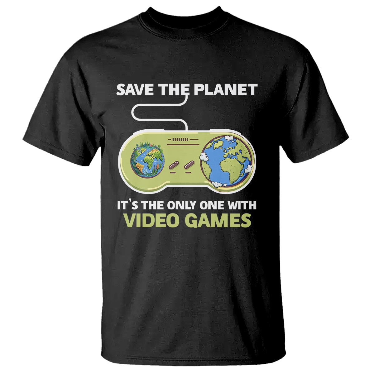 earth-day-t-shirt-save-the-planet-its-the-only-one-with-video-games-funny-gamer-1