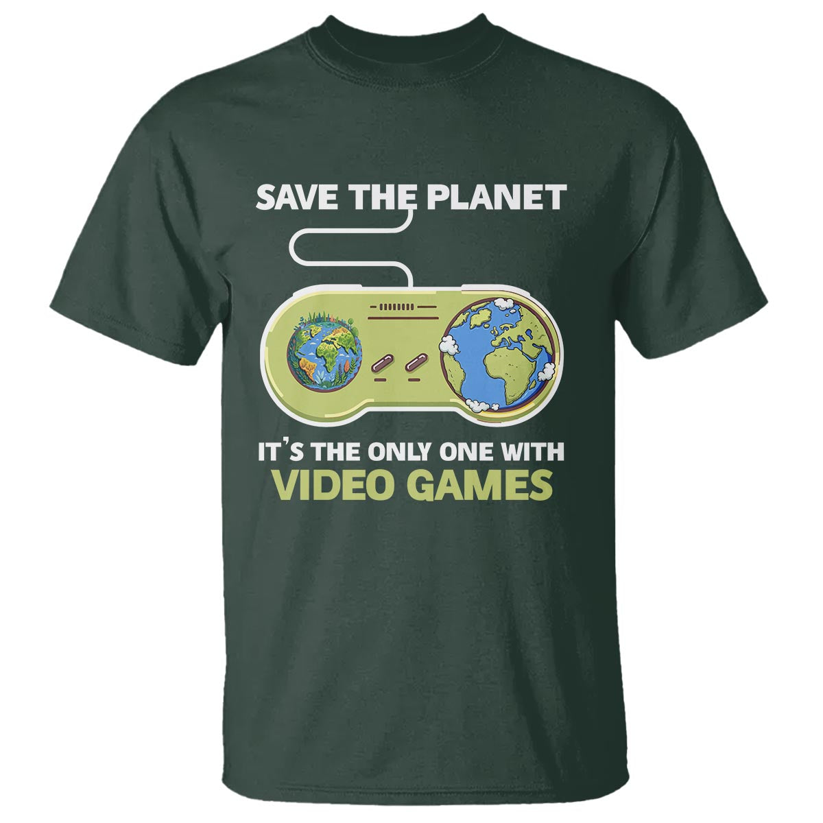 earth-day-t-shirt-save-the-planet-its-the-only-one-with-video-games-funny-gamer-1