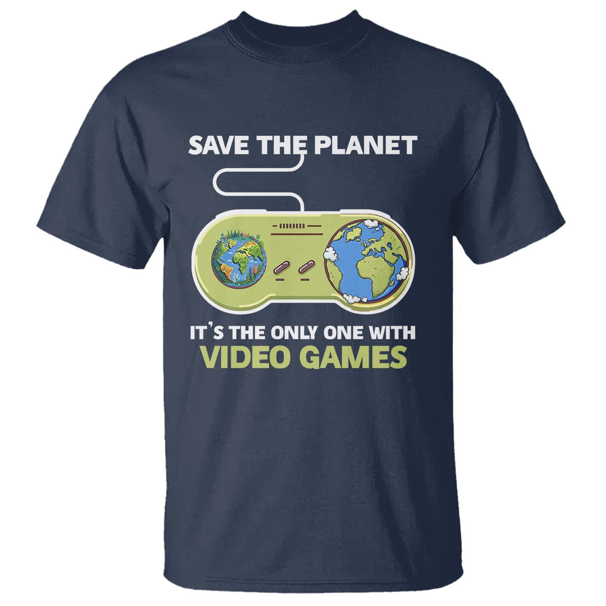 earth-day-t-shirt-save-the-planet-its-the-only-one-with-video-games-funny-gamer-1