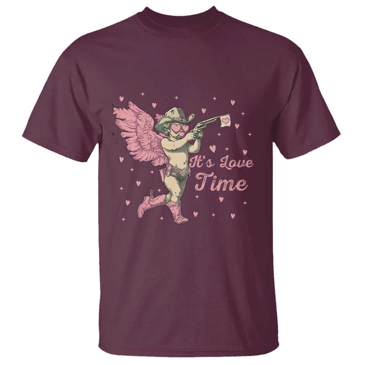 funny-valentines-day-t-shirt-its-love-time-cowboy-cupid