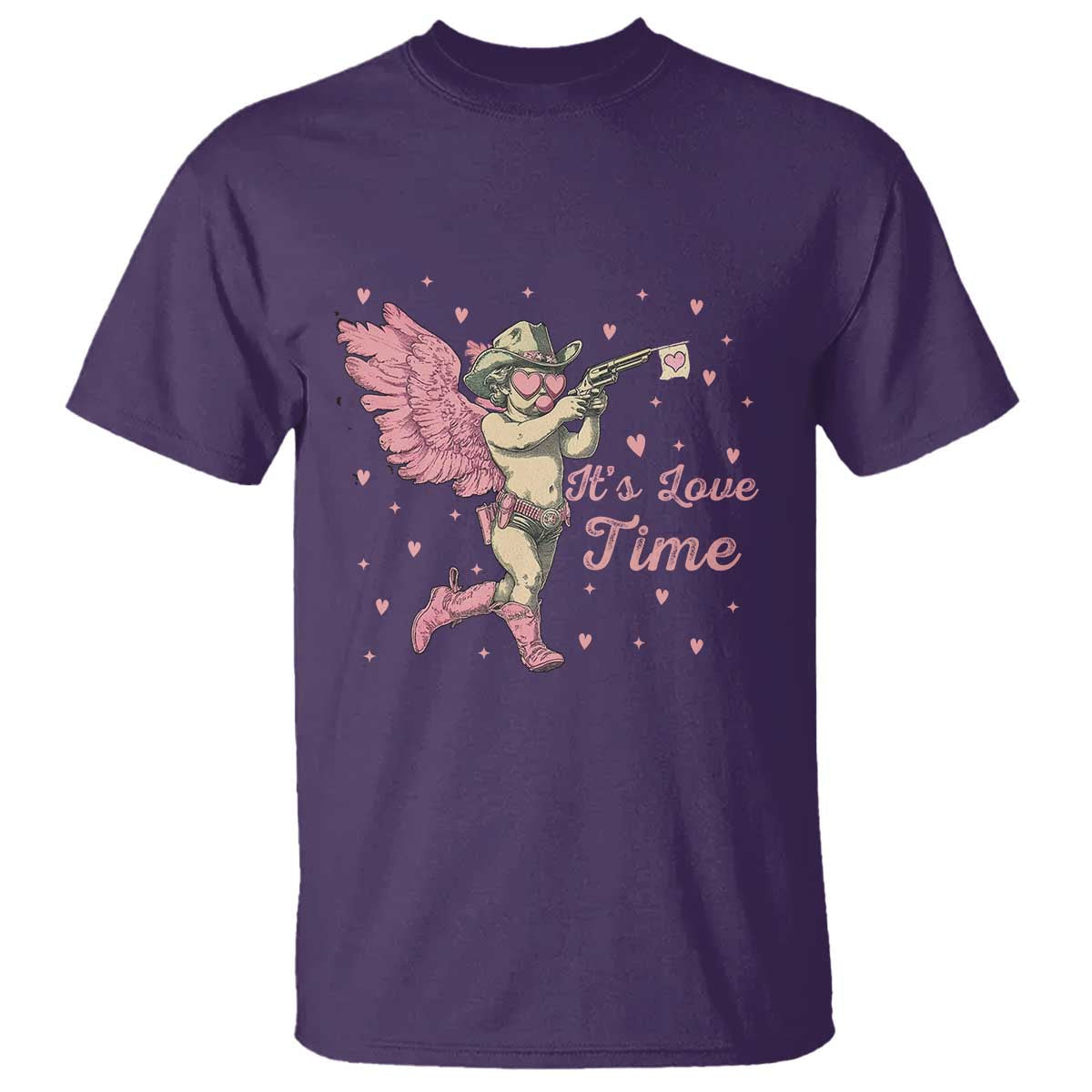 funny-valentines-day-t-shirt-its-love-time-cowboy-cupid