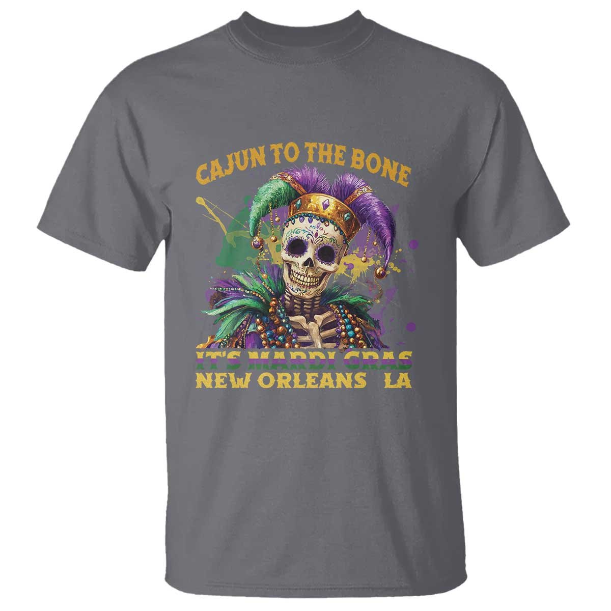 louisiana-mardi-gras-t-shirt-cajun-to-the-bone-skeleton-jester-costume