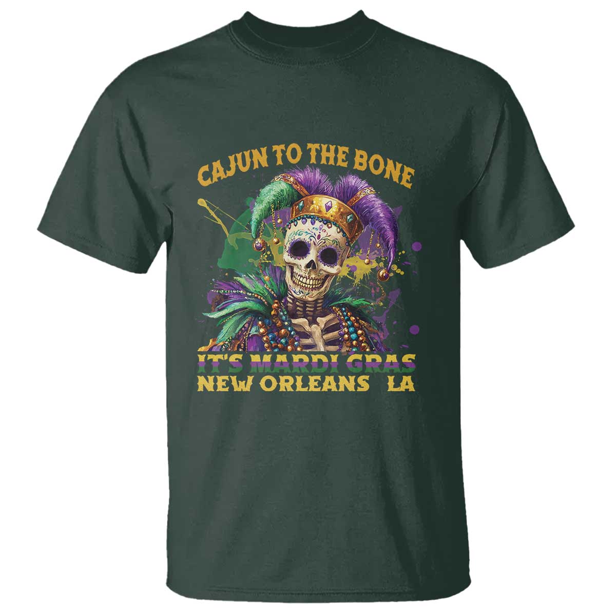 louisiana-mardi-gras-t-shirt-cajun-to-the-bone-skeleton-jester-costume