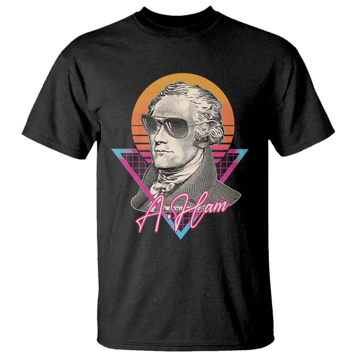 alexander-hamilton-cool-a-ham-vaporwave-t-shirt