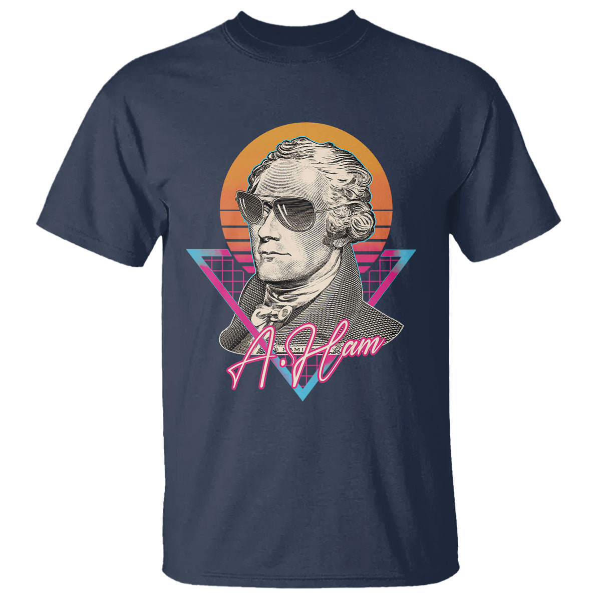 alexander-hamilton-cool-a-ham-vaporwave-t-shirt