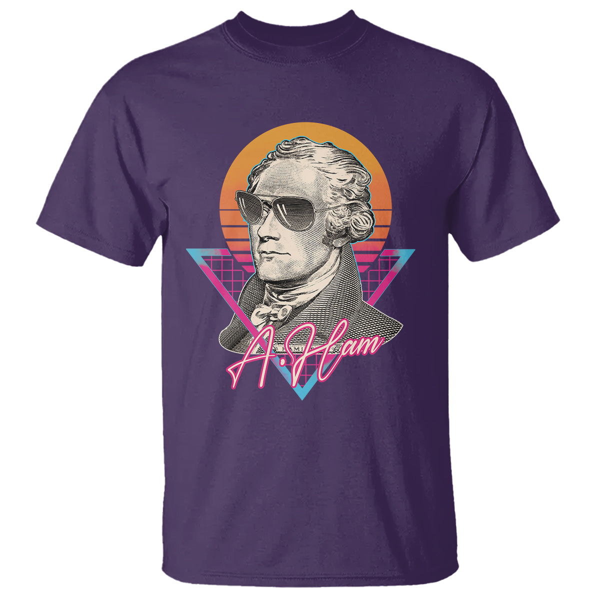 alexander-hamilton-cool-a-ham-vaporwave-t-shirt