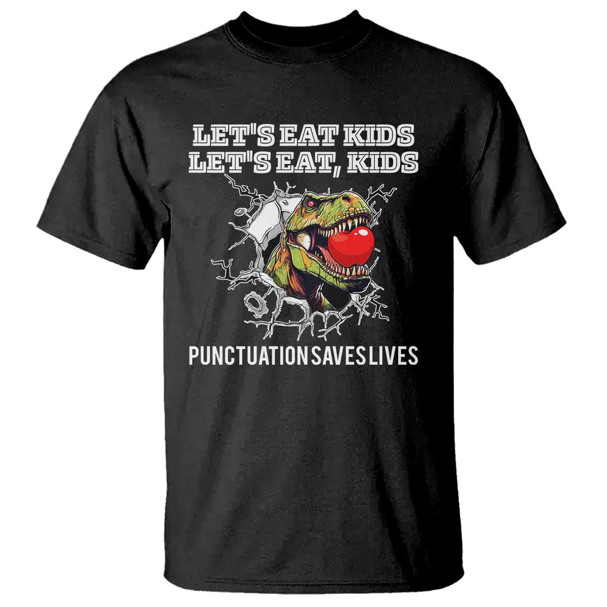 funny-teacher-t-shirt-lets-eat-kid-punctuation-saves-lives